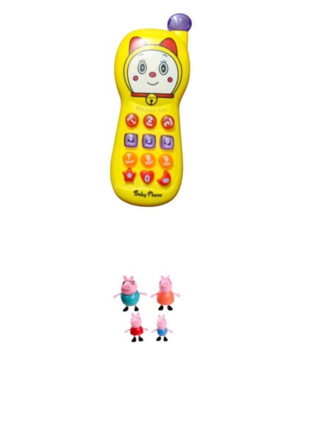 Manos Soft Cartoon Mobile with Light and Sound 4 Cartoon Figure Combo Pack - Image 1